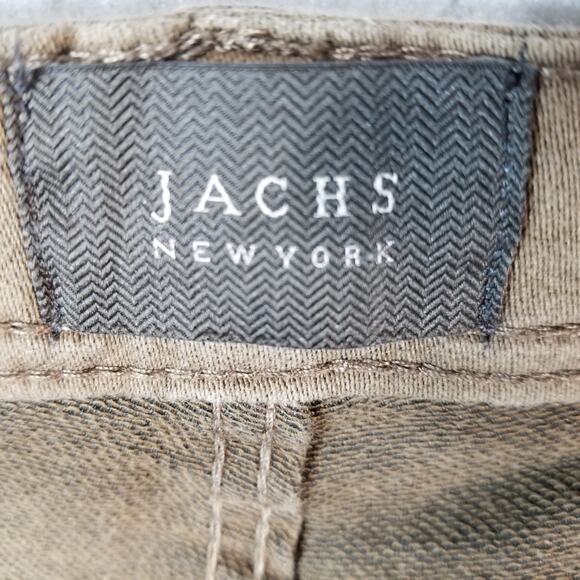 JACHS New York Jeans Mens 36x32 Brown Slim Fit Stretch Five Pocket Casual Pants - Picture 14 of 16
